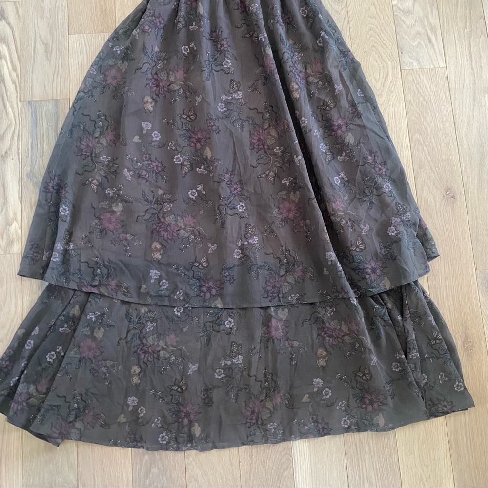 Disturbia Arnora Tiered Shirred Bodice Maxi Dress - Picture 10 of 12